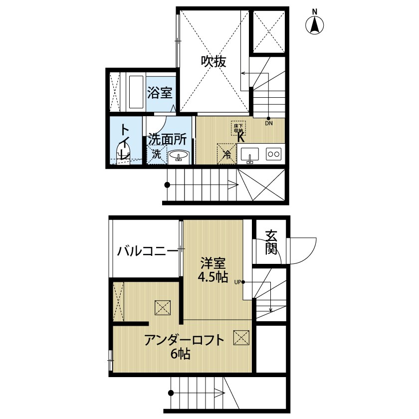 ＢＬＡＮＣＡ上石川（ブランカ上石川） 間取り