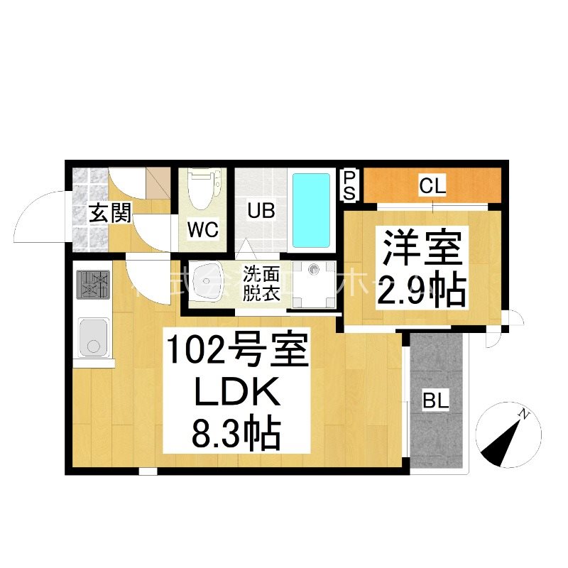 Ｇ－ｓｍａｒｔ笠寺 間取り