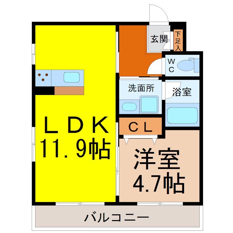 プリミエール東水切町Ｉ 間取り