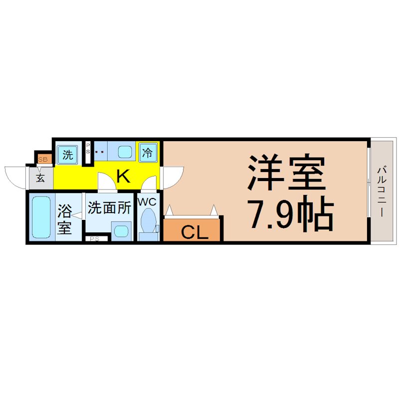 リブリ・レストH栄生 間取り