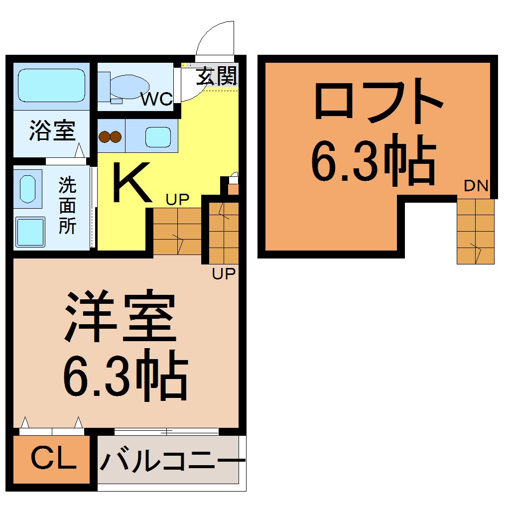 ＳＴＡＧＥ杉栄 間取り