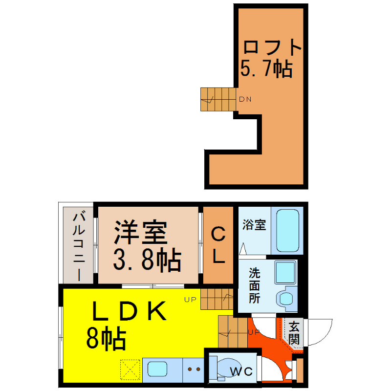ＢＲＩＸ（ブリックス） 間取り