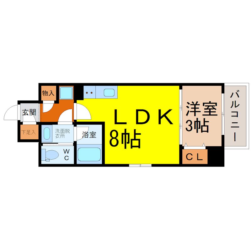 ヴェルデシア名駅南 間取り
