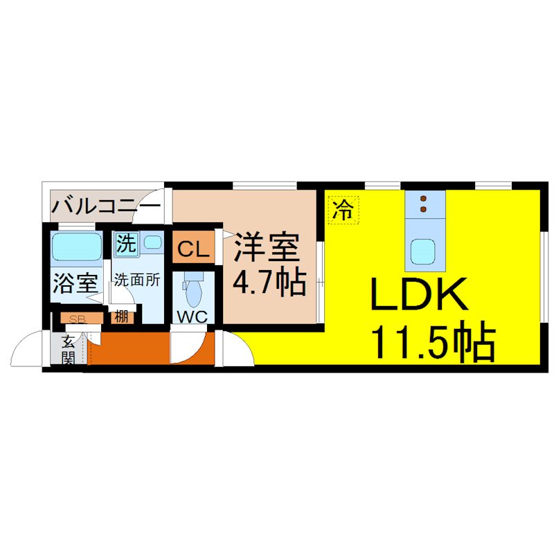 DEVELD中郷 間取り