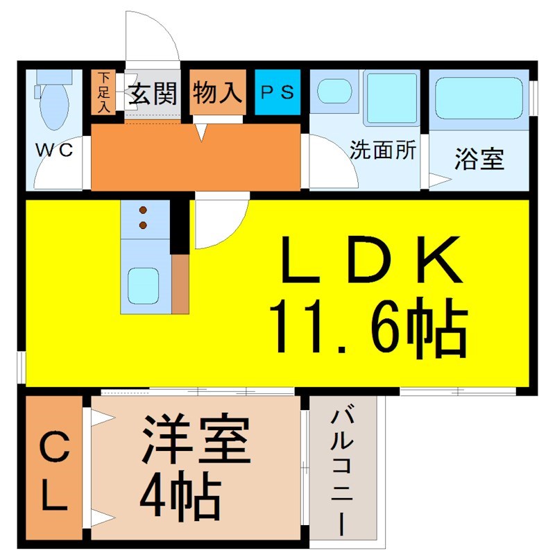 クラージュ吹上 間取り