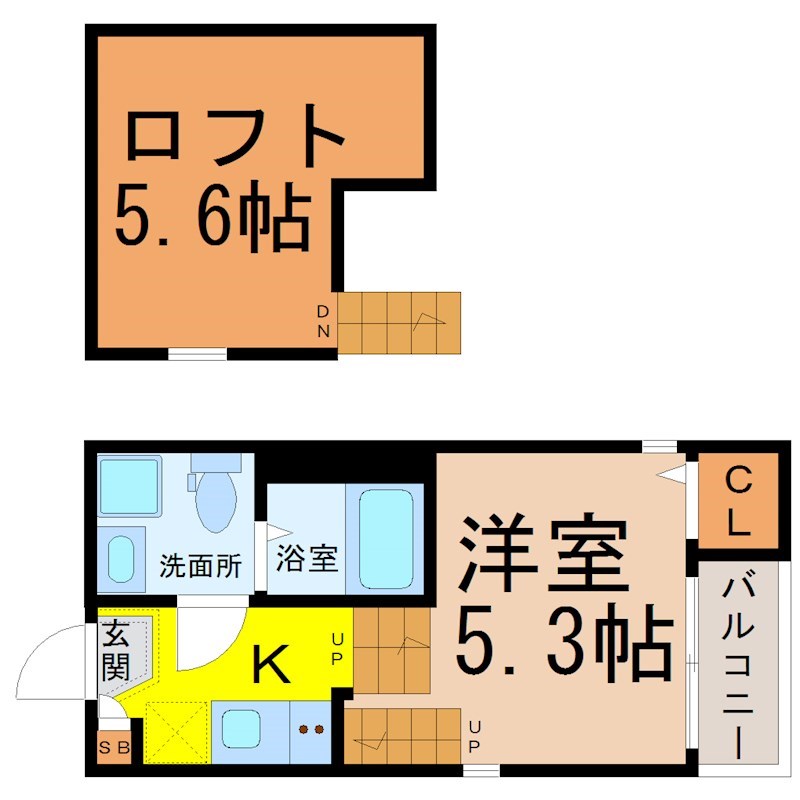 ハーモニーテラス八番II 間取り
