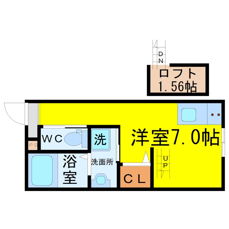 DLIFE道下（ディーライフ道下） 間取り