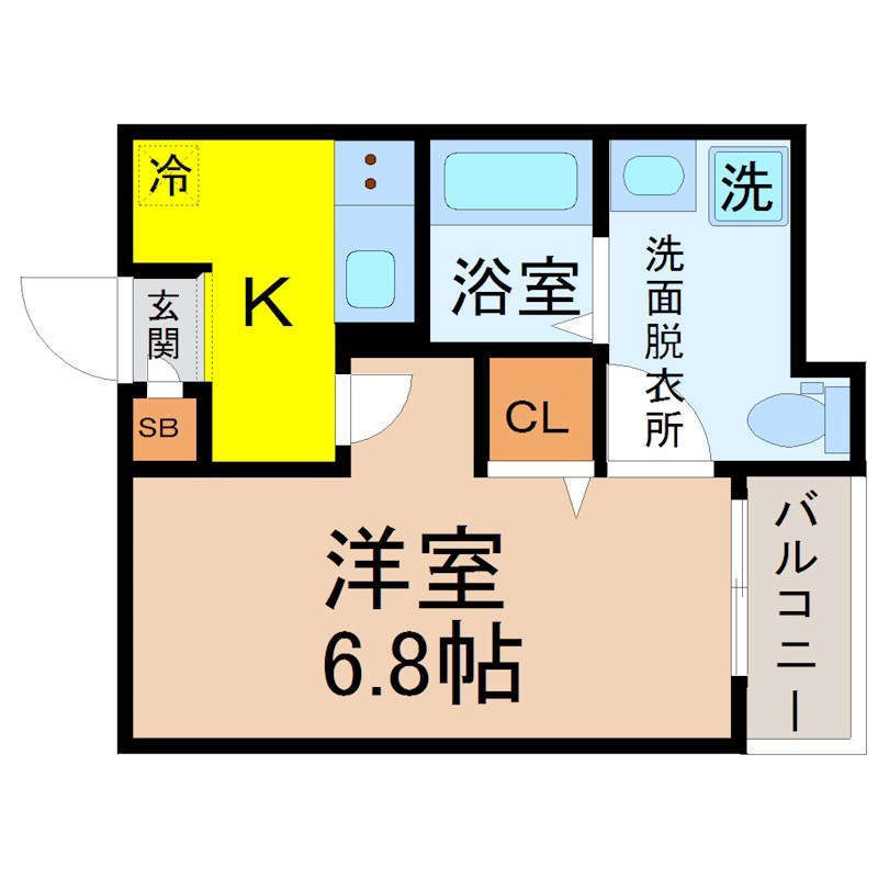 メイクスR道徳公園I 間取り