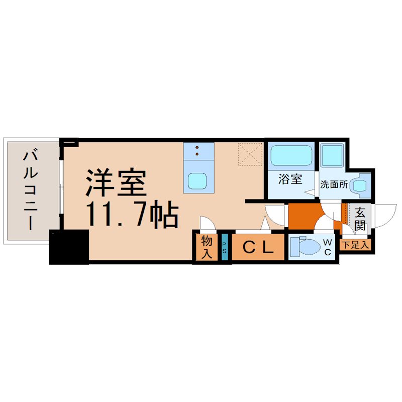 プレサンスジェネ千種内山 間取り