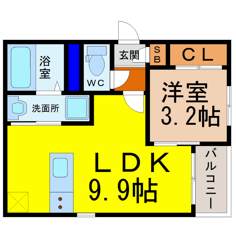 ｒｅｇａｌｅｓｔ　Ｓ（レガリストエス） 間取り