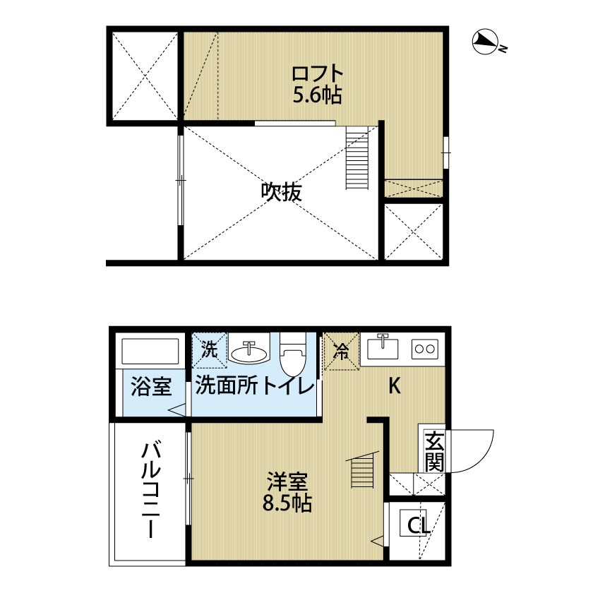Ｌａｆｏｒｔｅ（ラフォルテ） 間取り