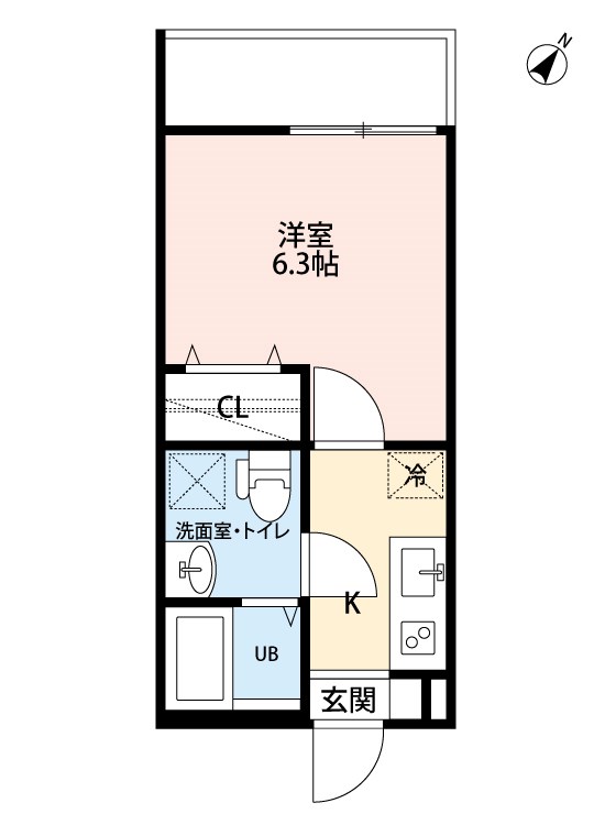 ディアコート塩池 間取り
