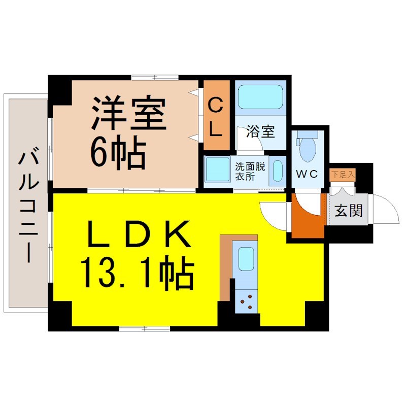 ベルカーサ西大須 間取り