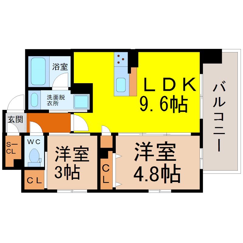 プレサンス ロジェ 高岳東桜 間取り