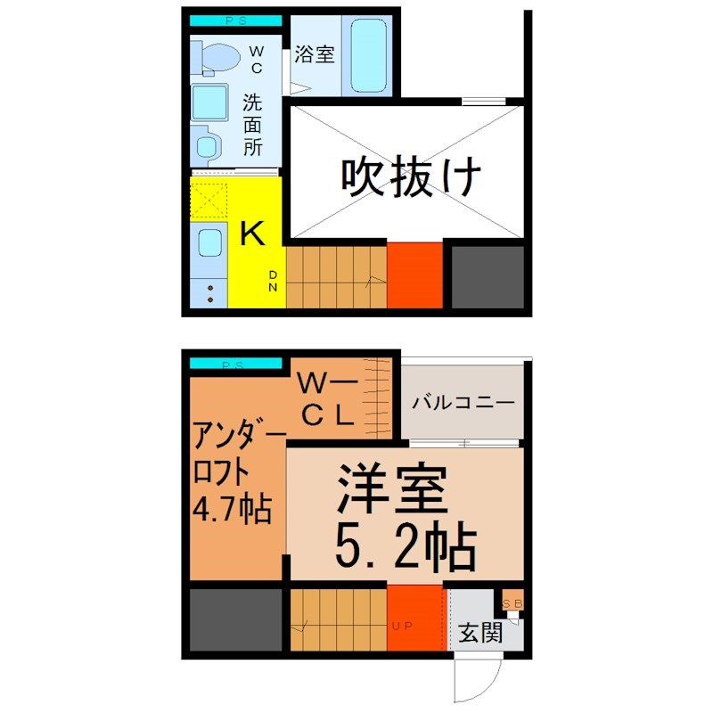 Ｔｒｏｓｓ港栄（トロスコウエイ） 間取り