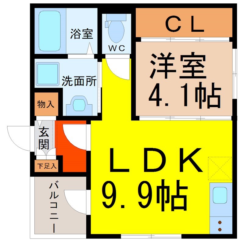 アジュール山王 間取り
