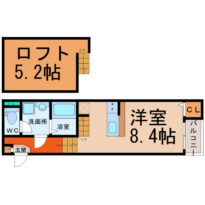 ＢＥＡＭ　ＭＥＩＥＫＩ（ビームメイエキ） 間取り