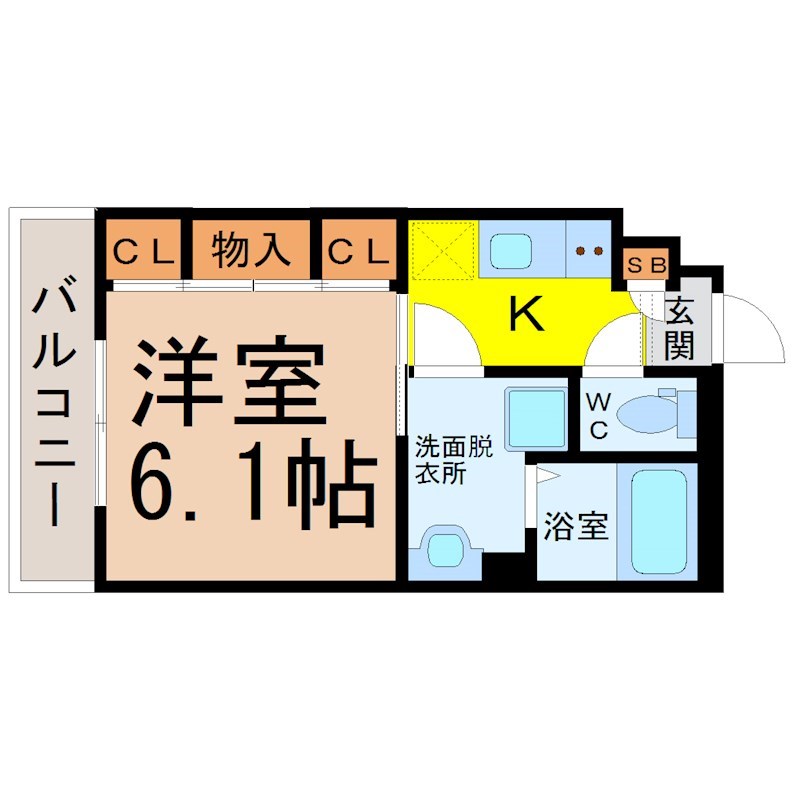 リブリ・砂田橋 間取り