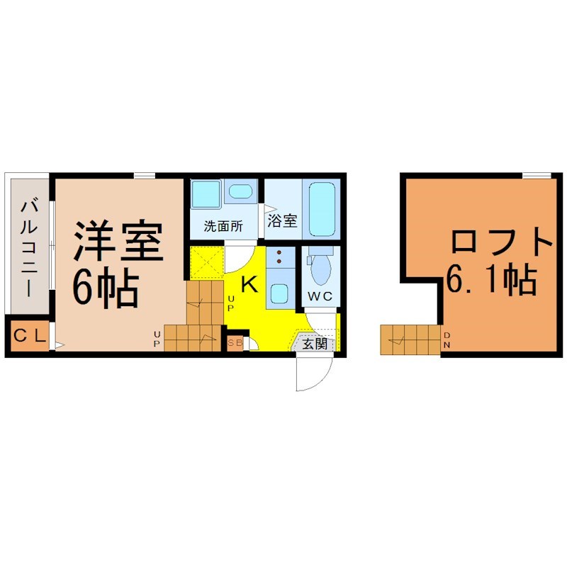 ハーモニーテラス下方町 間取り