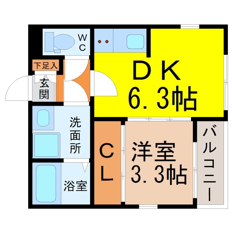 ｌａ　Ｖｉｅｒｇｅ（ラ・ヴィエルジュ） 間取り