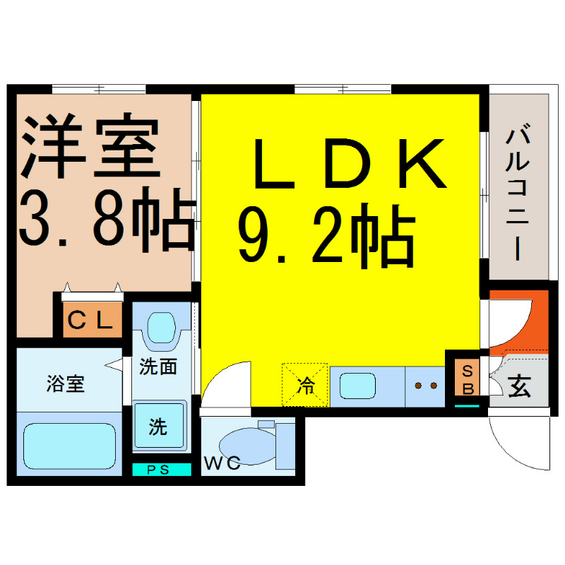 ＬＥＸＥＬＬＡ　ＳＨＩＮＳＡＫＡＥ（レクセラ新栄） 間取り