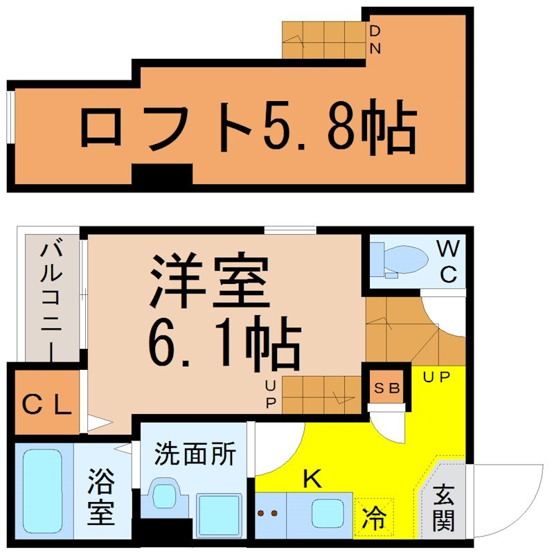 グリーンハイツ伝馬 間取り