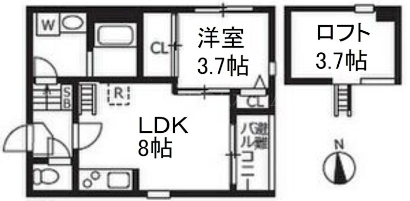 ハーモニーテラス寺崎町 間取り