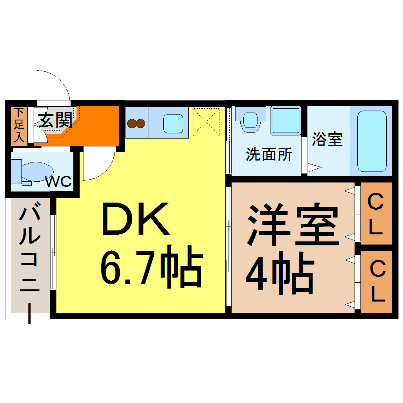 エヴァンコートIII 間取り