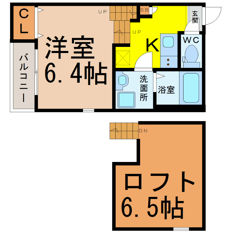 カーサルーチェＷ 間取り