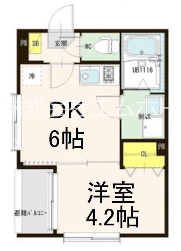 ハーモニーテラス高畑 間取り