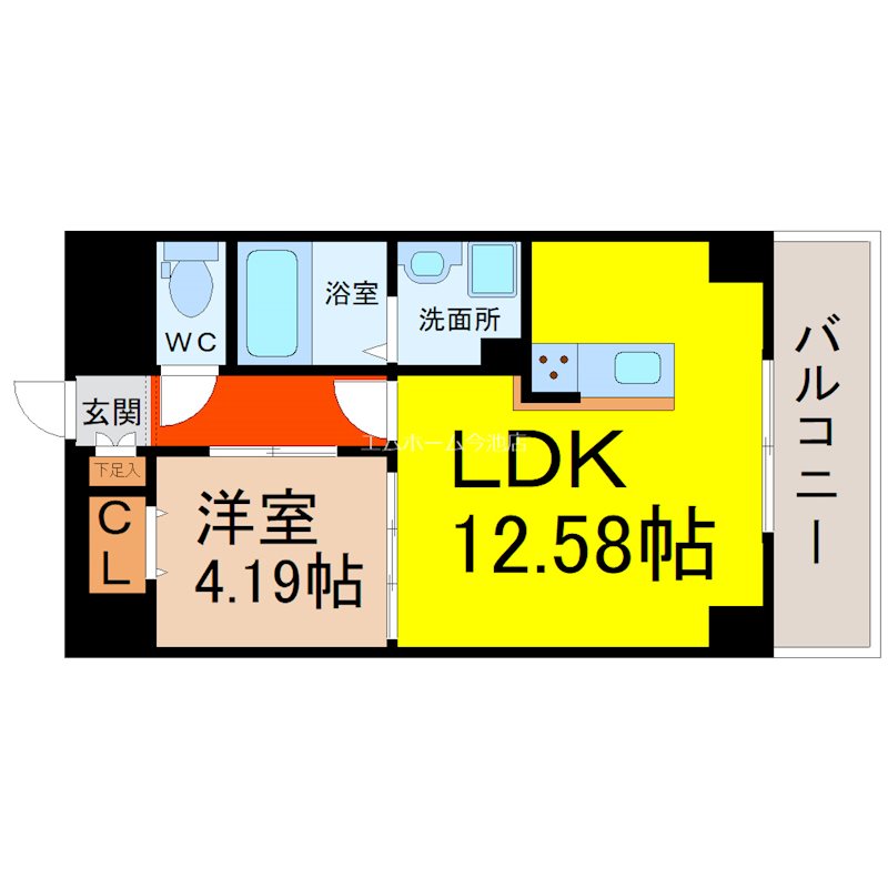 GRANDUKE新栄 間取り