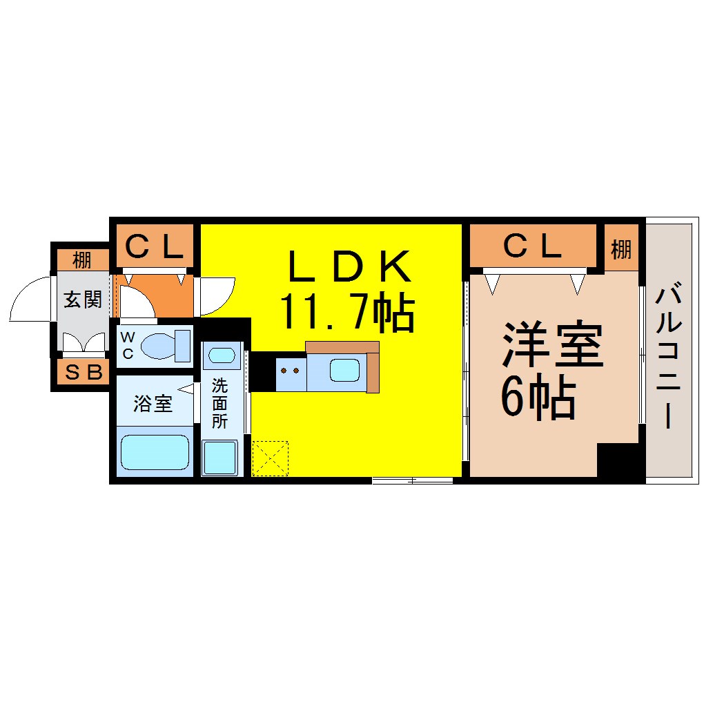 ノーブル徳川 間取り