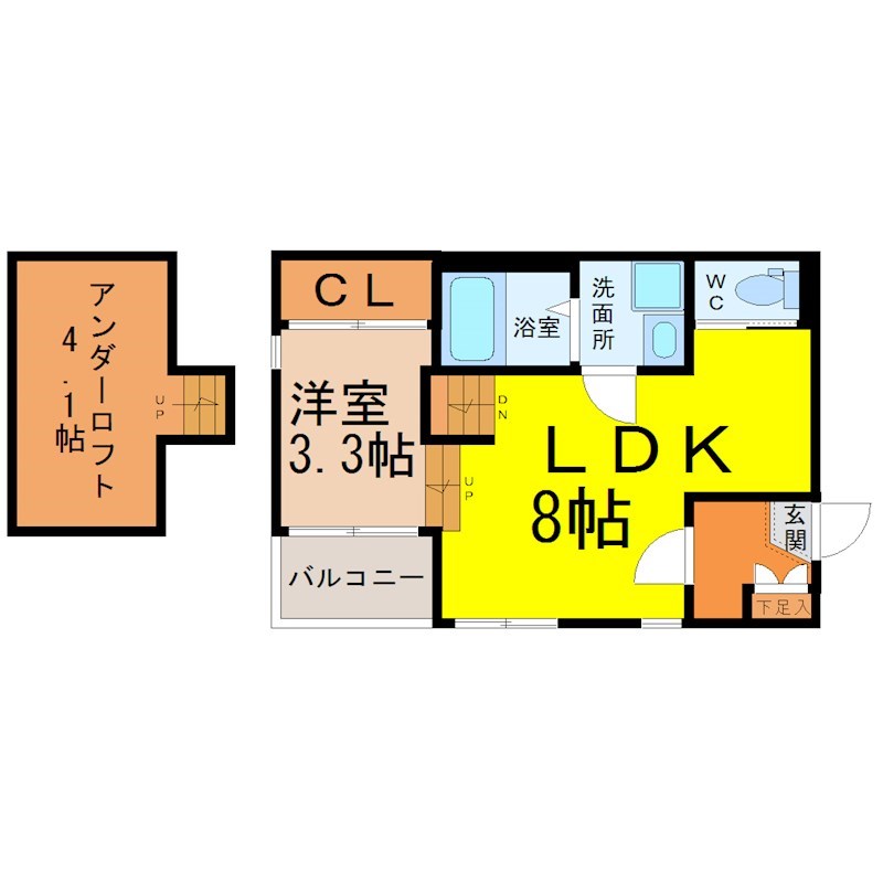 ハーモニーテラス城東町II 間取り