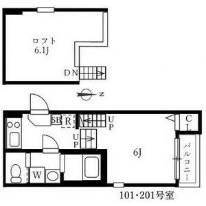 ヴィラ黒川 間取り