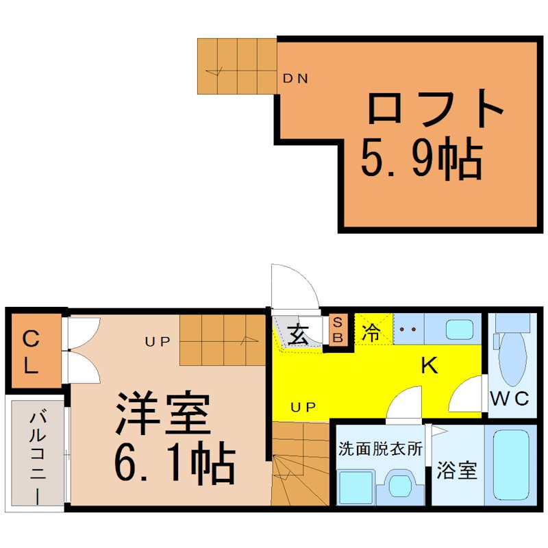 オリジン平安通 間取り
