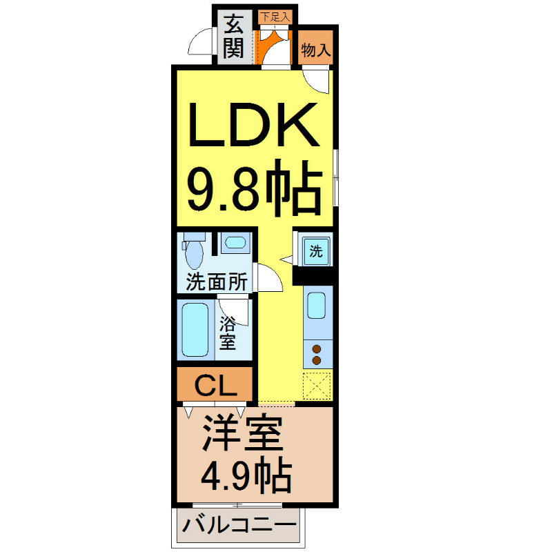 ヴァリエ東別院 間取り