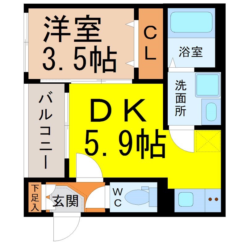 ハーモニーテラス百船町 間取り