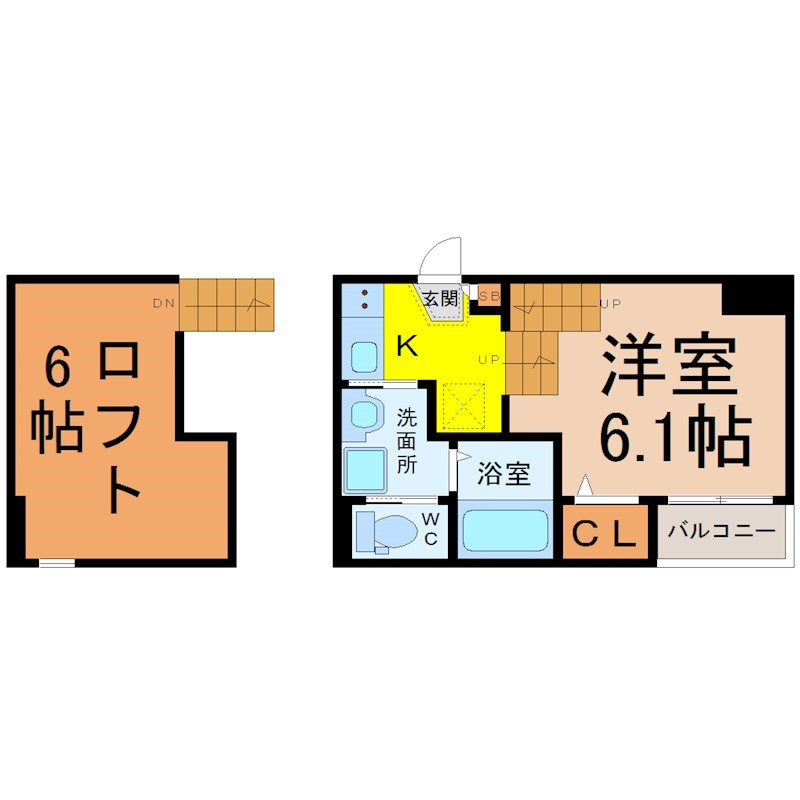 シエルマール柳ヶ枝町 間取り