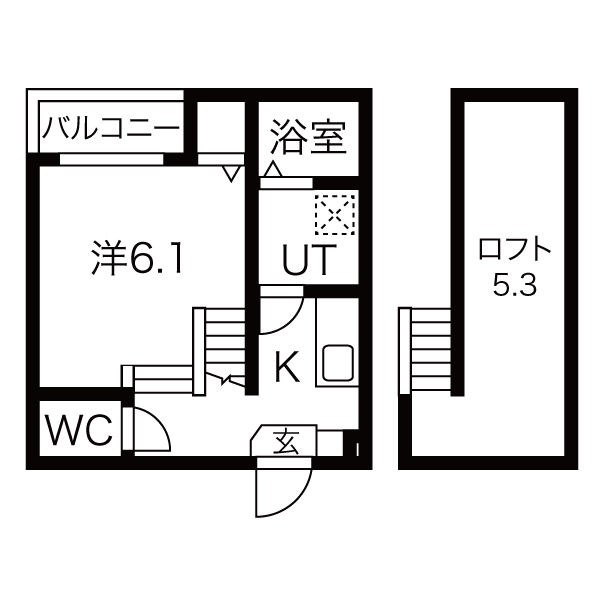 ハーモニーテラス露橋II 間取り