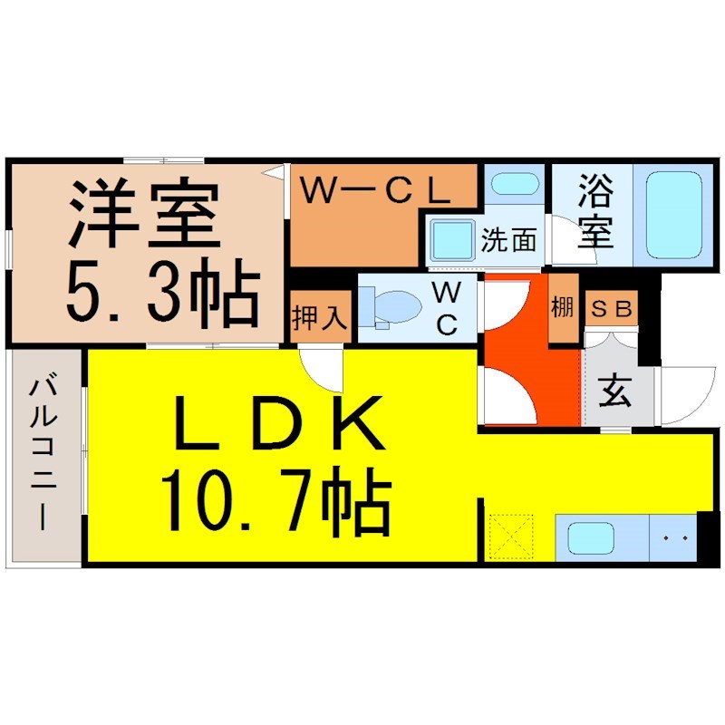 ディオール名駅 間取り