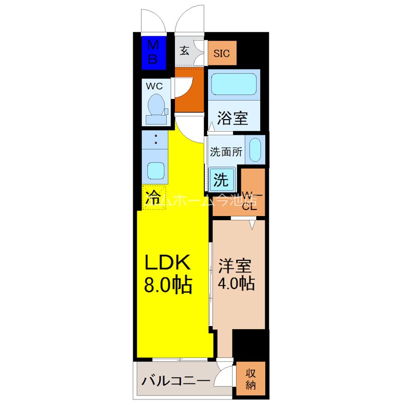 エステムコート名古屋葵 間取り