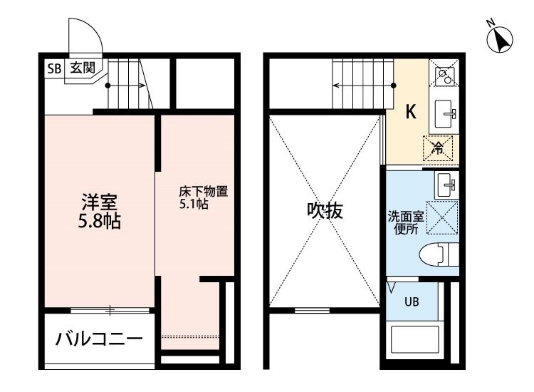 ｃｌａｒｔｅ内田橋II（クラルテ内田橋II） 間取り