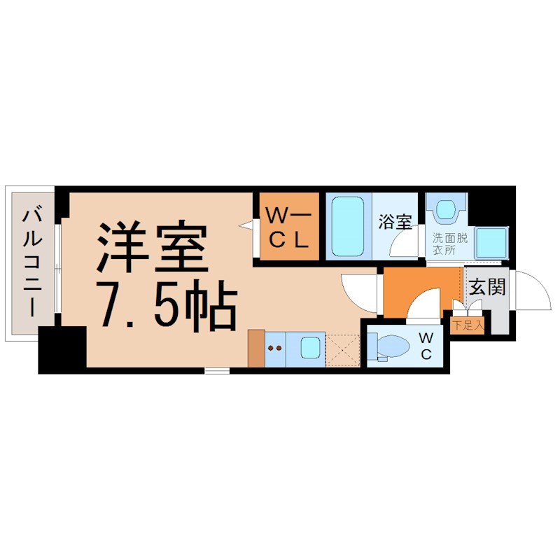 Ｚ・Ｒ東別院 間取り
