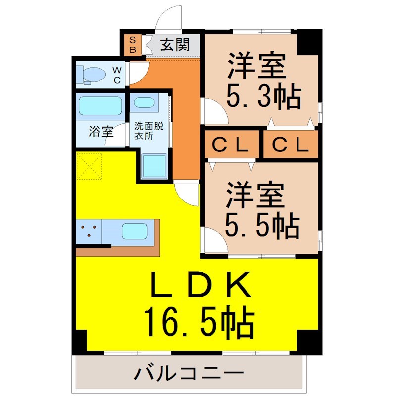 フォレスタ阿由知 間取り