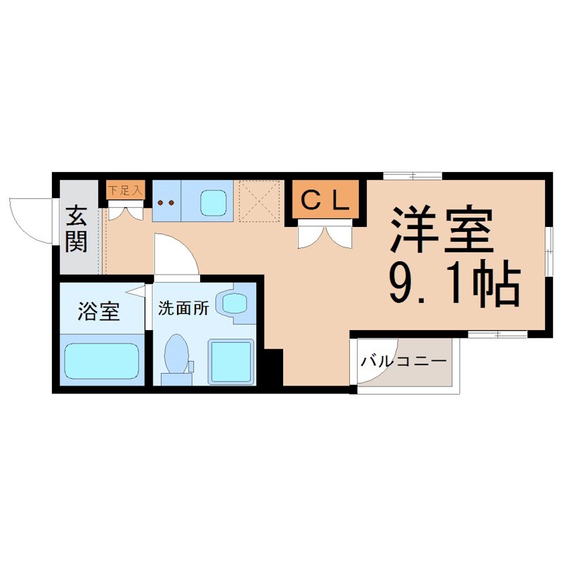 ＣａｓａＡｖｅｎｕｅＴｓｕｒｕｍａｉ 間取り