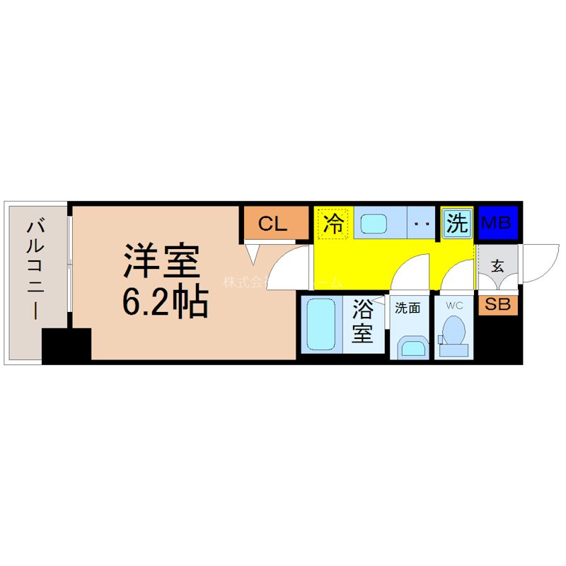 プレサンス新栄ユリシス 間取り