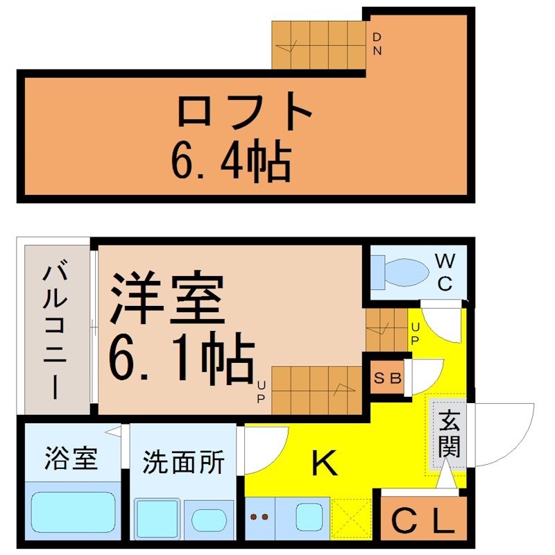グランビル上小田井 間取り