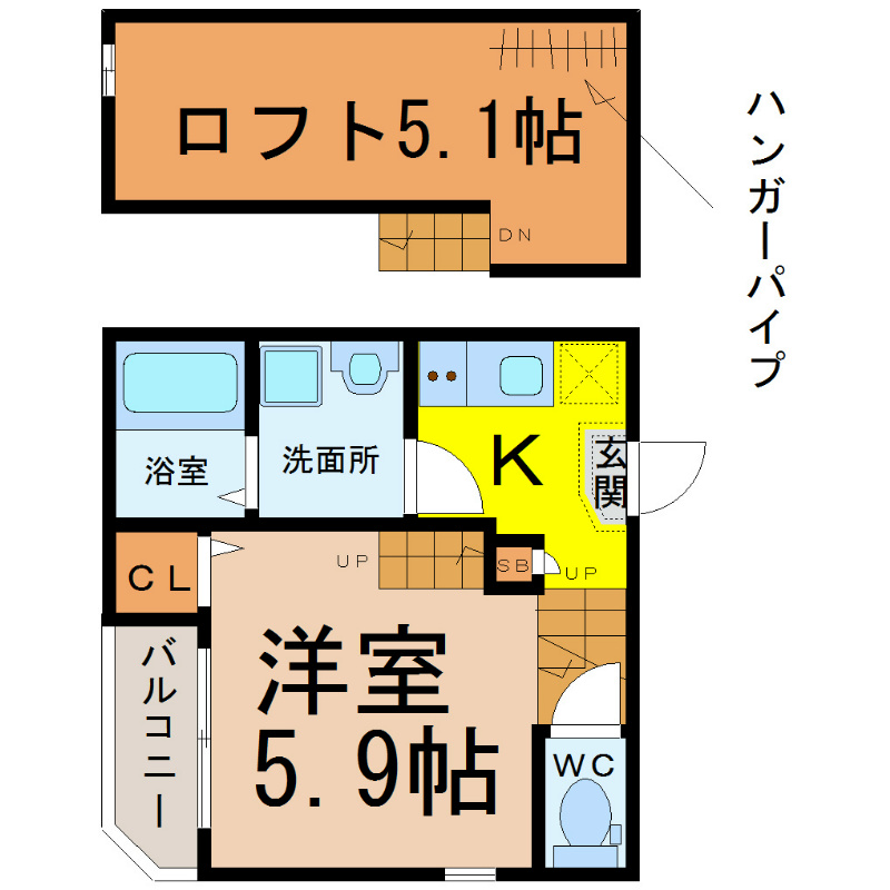 Ａｖｅｎｉｒ上前津（アヴェニール上前津） 間取り
