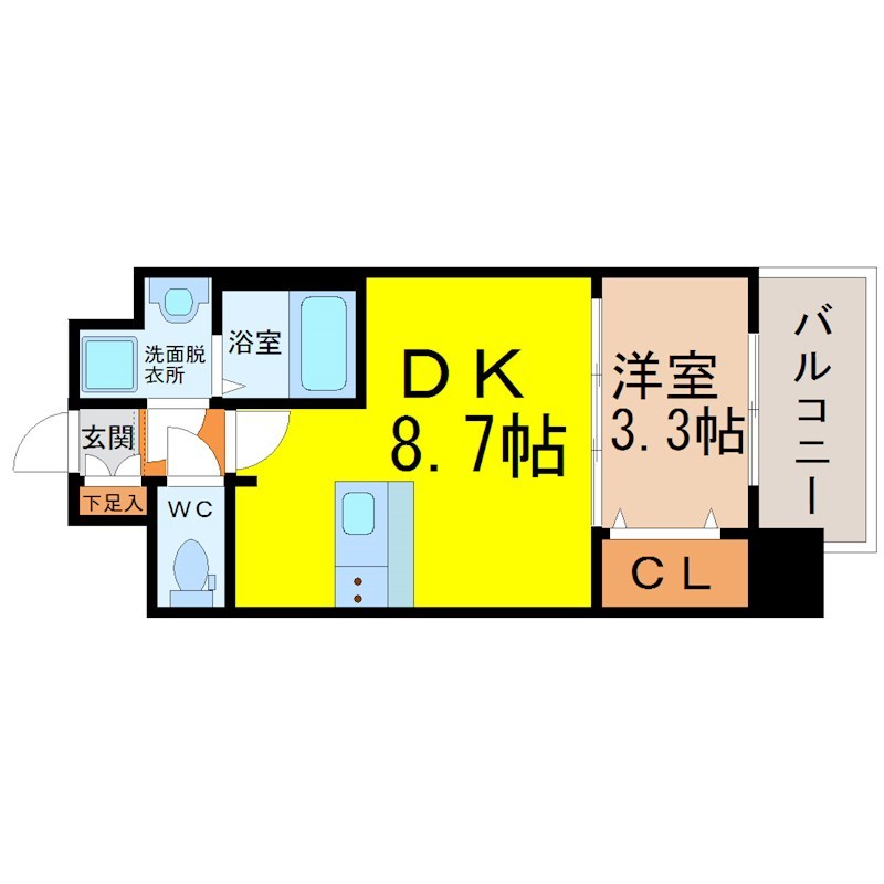 メイクスデザイン上前津 間取り