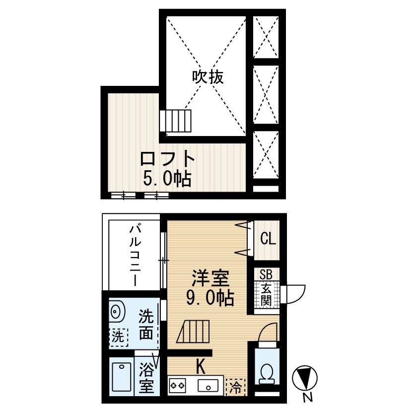 Ａｌｔａｉｒ高畑（アルテア高畑） 間取り